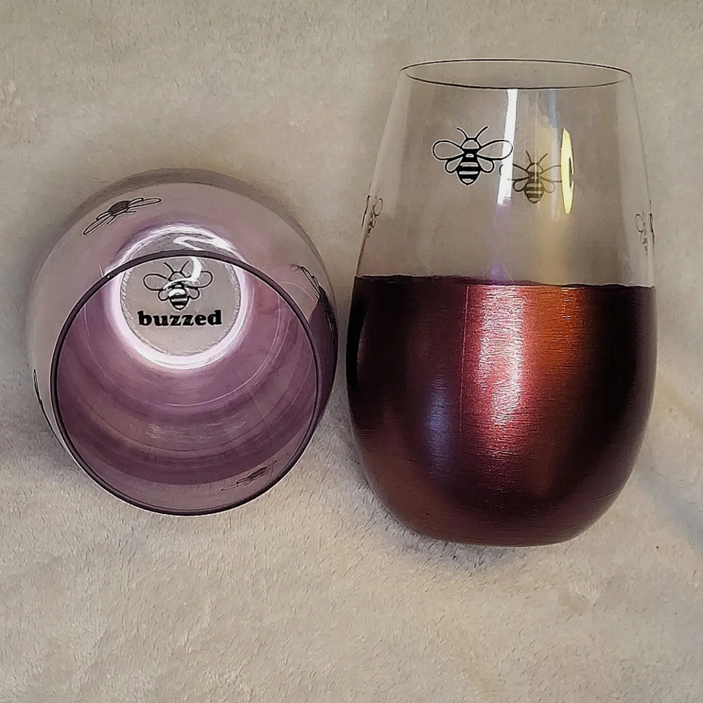 Wine Tumblers | Plastic | Buzzed | 15 Oz